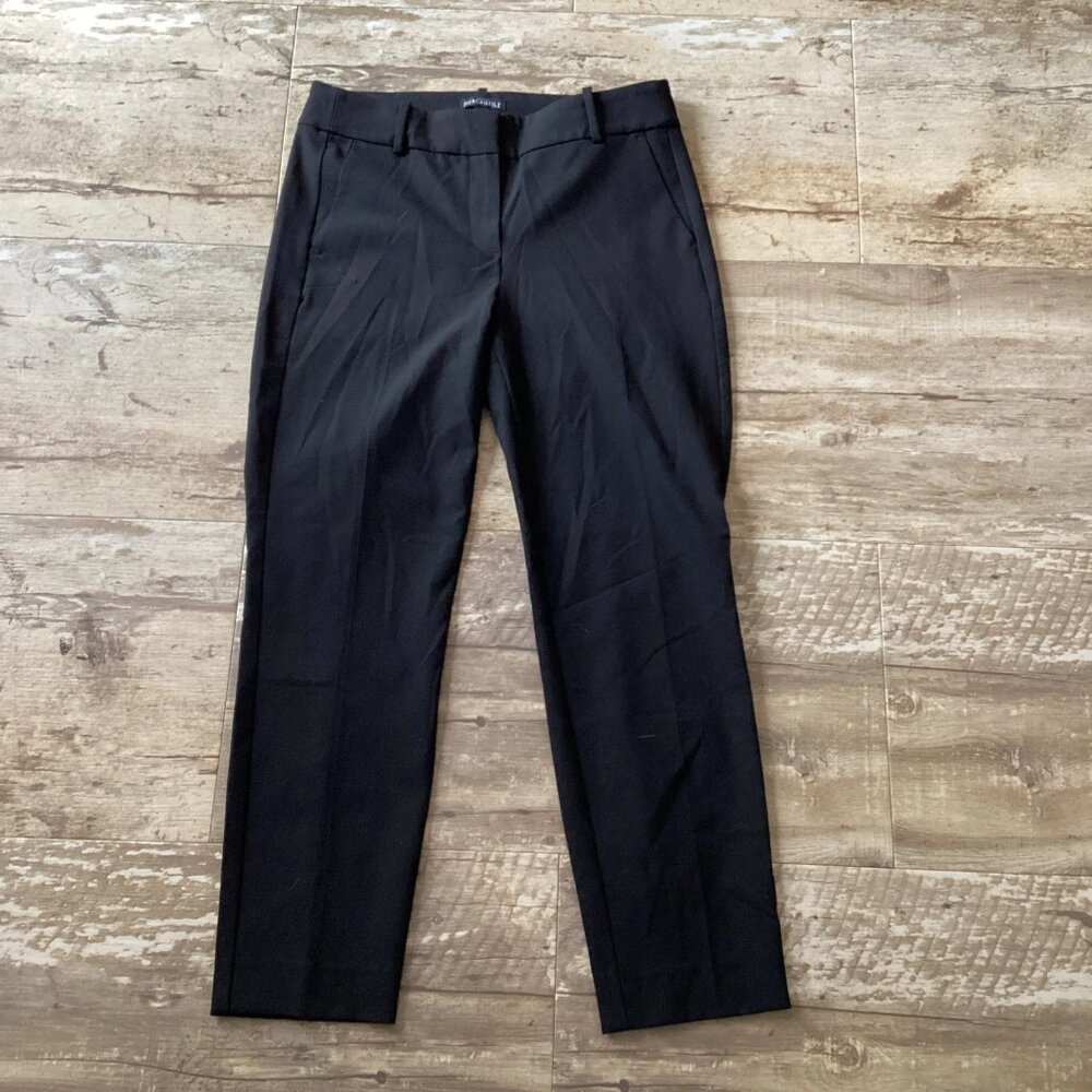J. CREW Mercantile Dress Pants Style J5292 Black Regular Stretch Women’s 8